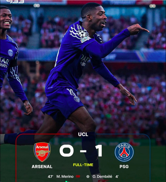 PSG Defeated Arsenal