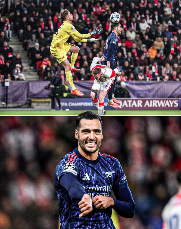 Arsenal Thrash Slavia Prague 3-0