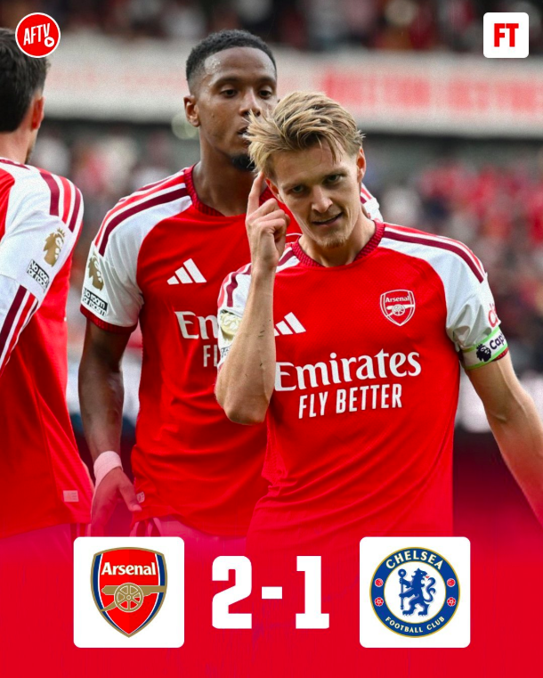 Arsenal Defeat Chelsea 2-1 at Emirates