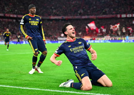 Arsenal Hold Bayern Munich at Allianz Arena